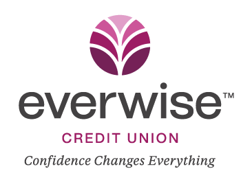 Everwise Credit Union logo. Confidence changes everything.