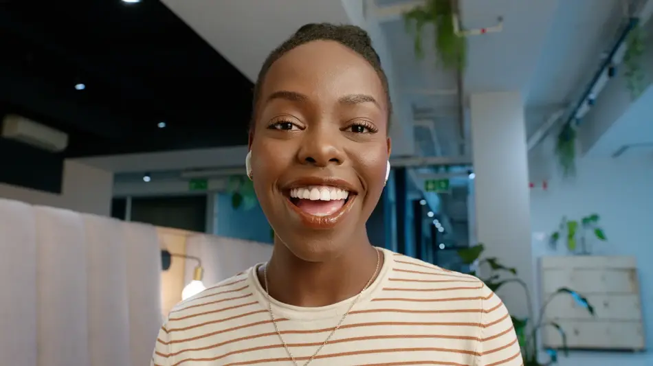 Woman giving a seminar