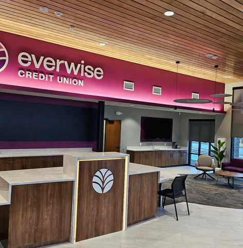 Zionsville interior teller line