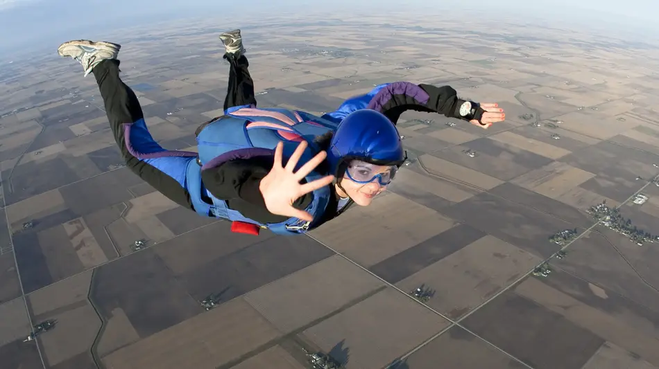 sky diving