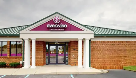 Exterior of Everwise Credit Union's Elkhart Road branch in Elkhart, Indiana
