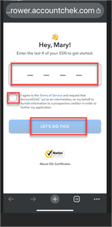 Mortgage Help-Asset Varification step 2 image