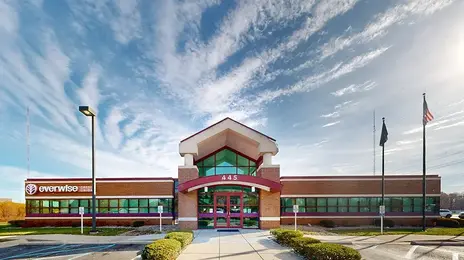 Exterior of Everwise Credit Union's Post Road branch in Indianapolis, Indiana