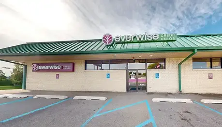 Exterior of Everwise Credit Union's branch in Gary, Indiana