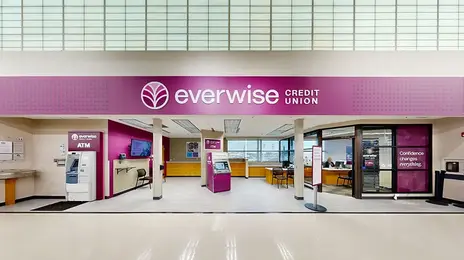 Image of Everwise Credit Union's branch inside the Meijer on Pike Plaza in Indianapolis, Indiana