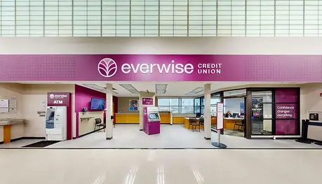 Image of Everwise Credit Union's branch inside the Meijer on Pike Plaza in Indianapolis, Indiana