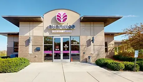 Exterior image of Everwise Credit Union's branch on Wicker Avenue in St John, Indiana