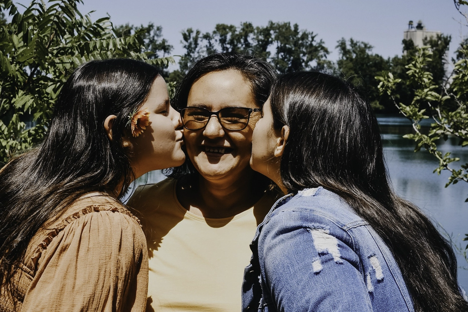 Member Brenda with her daughters
