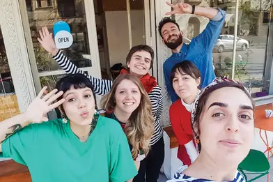 group of members posing for photo