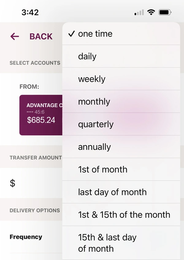 Transfer automate step 3