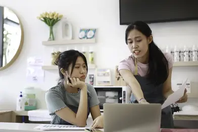 business member concerned about fraud