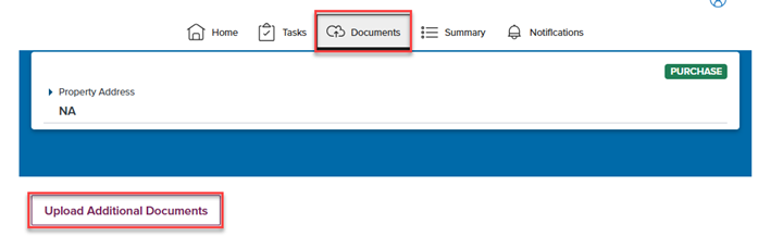 Mortgage help Page-Upload Docs step 3a image