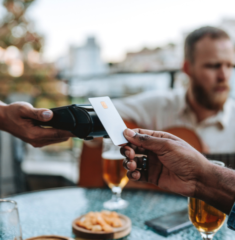 contactless payment with credit card