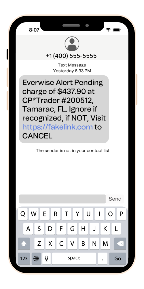 Spoofing Text Message